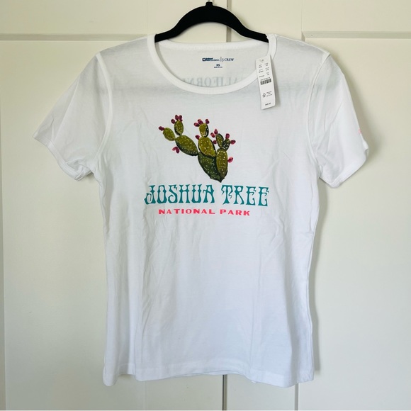 NWT J. Crew x National Park Foundation Joshua Tree T-Shirt Size Extra Small - Picture 4 of 10